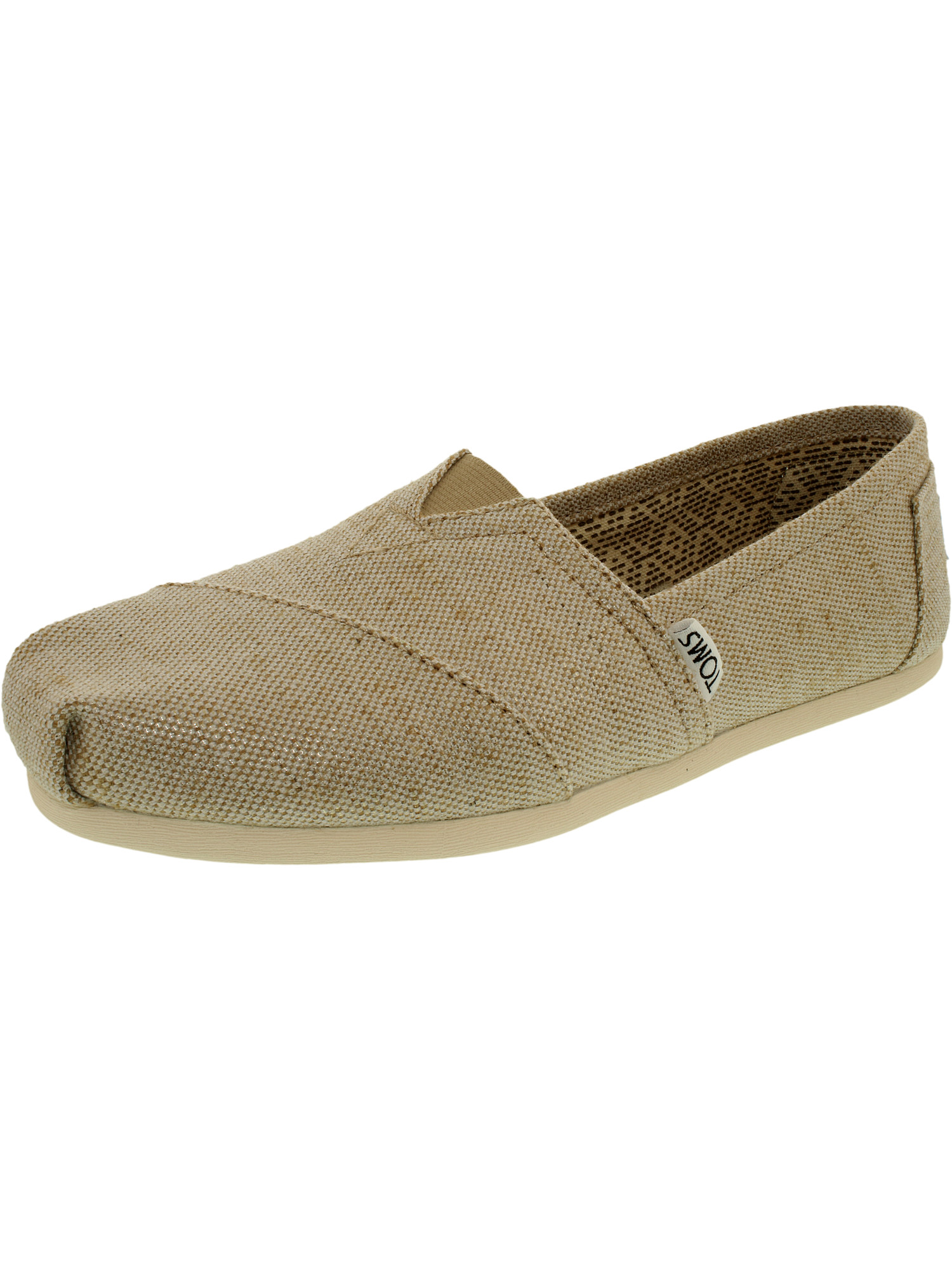 toms metallic burlap