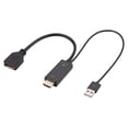 thumbnail image 1 of Convertidor USB 2.0 a DP/F 0.25M Hugo Compatible para PC Tarjeta gráfica Laptop Accesorios duraderos, 1 of 5