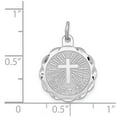 thumbnail image 3 of White Sterling Silver Charm Pendant Themed 20 mm 15, 3 of 4