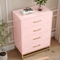thumbnail image 4 of Wooden Bedroom Dresser – 3-Drawer Chest for Clothes Storage, Versatile Nightstand & Organizer, Traditional Style Wooden Dresser for Home, Apartment & Dorm, 4 of 9