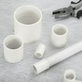 thumbnail image 4 of 40mm Pipe Coupling Adapter, 2Pcs Pipe Fittings, White, 4 of 7