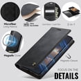 thumbnail image 4 of Funda Billetera Desmontable Magnética 2 en 1 Magsafe para Samsung Galaxy S23 con Tarjetero para Mujer y Hombre,Cuero PU Retro 【Bloqueo RFID】 Funda con soporte a prueba de golpes, 4 of 9
