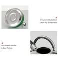 Green Stylish And Versatile 3L Whistling Kettle Stovetop Stainless