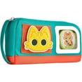 thumbnail image 1 of Estuche de gran capacidad con diseño de gato adorable, bolsa para lápices, papelería, bolígrafos para adolescentes, niñas y niños, con pegatinas mágicas e insignias decorativas, amarillo, 1 of 8