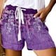 thumbnail image 1 of Pantalones Cortos De Cintura Alta, Cómodos De Usar, Lavado A Máquina, Pantalones Cortos De Verano, Patrón De Impresión Para Vacaciones Para El Hogar Para Mujeres YLSHRF Otros, 1 of 5