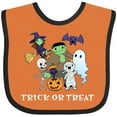 thumbnail image 3 of Inktastic Halloween Trick-or-treat Cute Group of Monsters Boys or Girls Baby Bib, 3 of 4