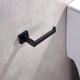 thumbnail image 5 of Toilet Paper Holder Matte Black - Toilet Tissue Roll Holders Dispenser and Hangers Wall Mounted for Bathroom & Kitchen, Stainless Steel Modern Square, 5 of 5