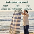 thumbnail image 2 of CLOUDSCAPE Oversized Beach Towels Bulk 6 Pack - 39"x71", Highly Absorbent, Sand Free Beach Essentials for Women, Quick Dry Lightweight Pool Towel,&nbsp;Easy Pack Turkish Premium Towel, Multicolor7, 2 of 9