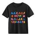 thumbnail image 4 of Odeerbi Niños Niñas Camiseta de Algodón Manga Corta Casual Cuello Redondo Linda Camisetas Impresas, 4 of 9