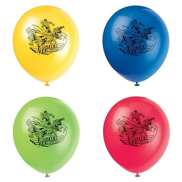 Justice League Latex Characters Balloon (Pack of 8)