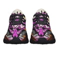 thumbnail image 5 of Breast Cancer Boo Halloween Shoes Sneakers for Women Men Black Size 10.5, 5 of 7