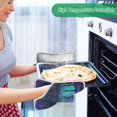 thumbnail image 2 of Yayeee Pot Holders Kitchen Heat Resistant with Pocket 7"x9.8" Cotton Oven Cooking Hot Pads, Purple Moonlight Forest, 2 of 7