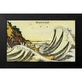 thumbnail image 2 of Hokusai 14x10 Black Modern Framed Museum Art Print Titled - A View Of Honmoku Off Kanagawa 1800, 2 of 5