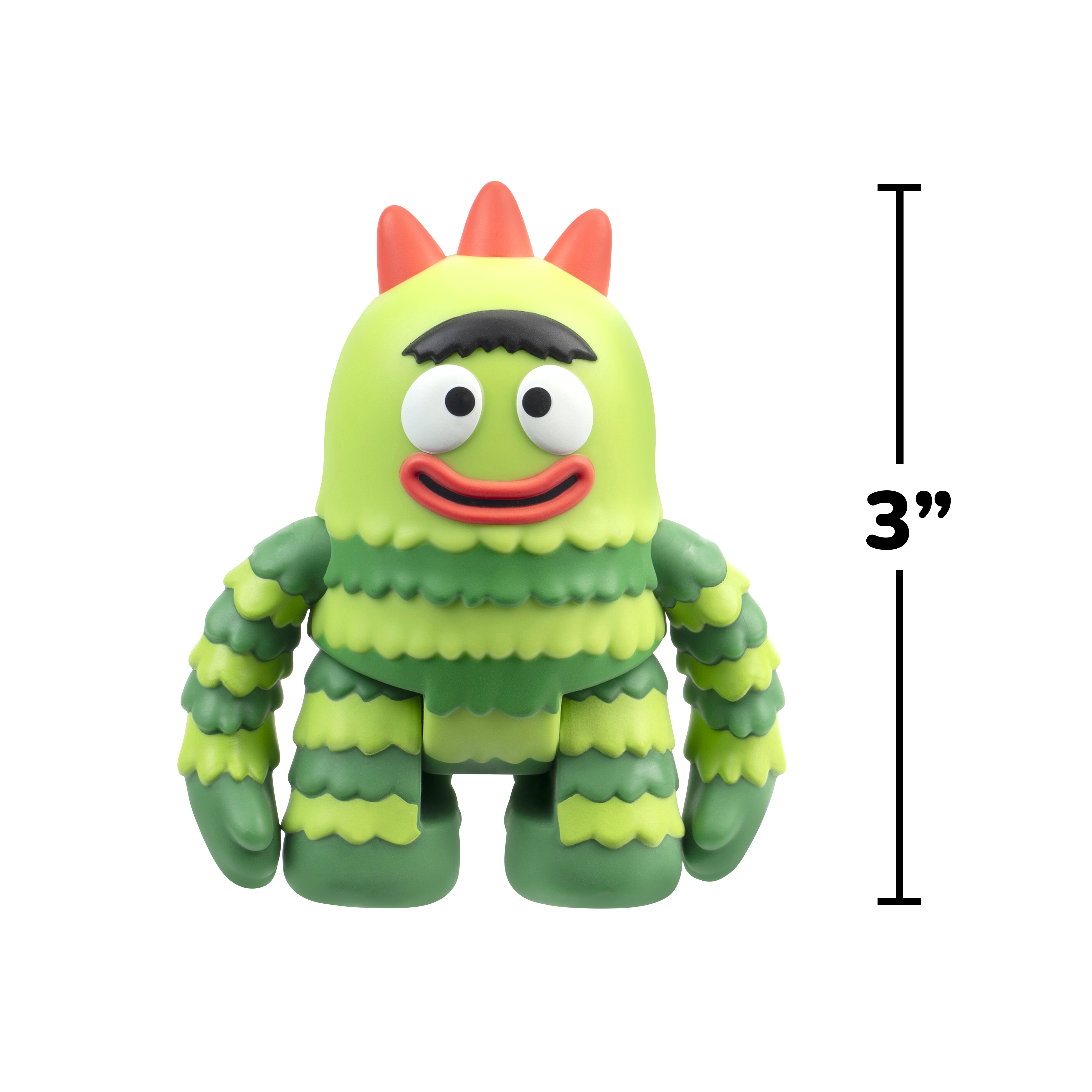 Yo Gabba Gabba! Friends - Includes Articulated 3 inch Figures—Muno, Foofa, Plex, Toodee, & Brobee
