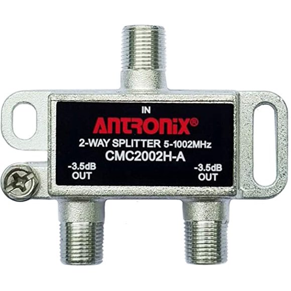 Antronix CMC2002H 2-Way- (5) Pack - Horizontal Splitter (2) -3.5db Ports 5-1002 MHz High Performance Profession Quality