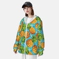 thumbnail image 3 of Lsque Pineapple Pattern UPF 50+ Lightweight Sun Protection Men's Women's Long Sleeve Shirt, Hoodie Performance -Large, 3 of 7