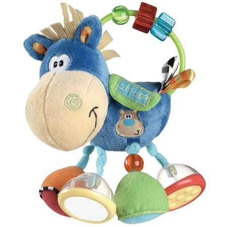 Toy Box Clip Clop Horse Activity Rattle Baby Stuffed Animal Playgro 0101145107