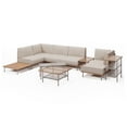 thumbnail image 2 of LAUSAINT HOME 10 Pieces Patio Conversation Set, Outdoor Luxury Series Seating Furniture Group with Plush Beige Cushions, 2 of 10