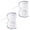 Gray, variant on Set Of 2 Undergarment Washing Net Portable Bra Wash Bags For Washing Machine