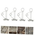thumbnail image 2 of Outdoor Stakes 4pcs Spring Buckle Fishbone Nail Tent Rope Buckle Tents Tent Nails Fish Bone Tool Tent Rope Tensioner, 2 of 8