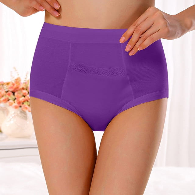 Pantalon à Poches Taille Haute pour Femmes - sous-Vêtements Menstruels Confortables