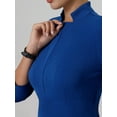 thumbnail image 4 of DARING DIVA Sheath Zipper Collar Pencil Dress M Royal Blue, 4 of 6