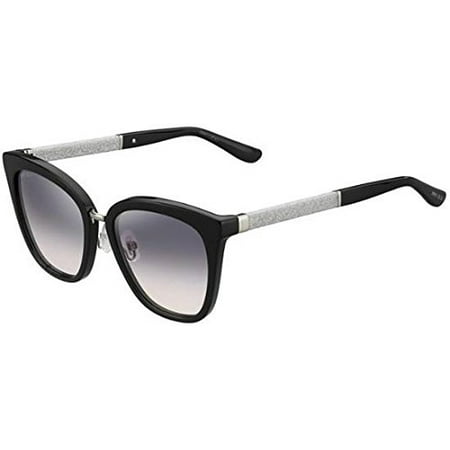 Gradiant Lens - Sunglasses Jimmy Choo Fabry/S 0FA3 Black / 9C dark gray gradient lens