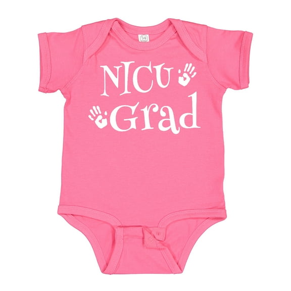 Inktastic Nicu Graduate New Baby Cute Boys or Girls Baby Bodysuit