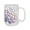 white, variant on 15oz 'Double-Sided Hydrangea' Ceramic Mug - A Vibrant Floral Sipper