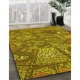 thumbnail image 2 of Ahgly Company Indoor Rectangle Patterned Bee Yellow Area Rugs, 2' x 4', 2 of 6