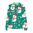 thumbnail image 7 of Goodtrade8 Shirts for Women Long Sleeve Christmas Pullover Holiday Crew Neck Winter Knitting Graphic Womens Tops Casual Sweatshirts, 7 of 7