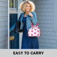 thumbnail image 6 of Pioneer Flower Floral Print Pattern Drawstring Lunch Bag Women - Drawstring Lunch Bag Insulated for Work Office - Stain-Resistant Large Lunchbags for Women with Multi-Pockets, 6 of 6