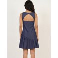 thumbnail image 2 of Moomaya Women's Chambray Denim Sleeveless Drop-Waist Dress, 2 of 4