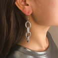 thumbnail image 2 of 2x 1 Par de Aretes Colgantes de Cadena - Aretes con Gancho de Estilo Moderno para Mujeres, Niñas Y Damas, Regalos 2 piezas, 2 of 8