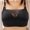 Black, variant on Mothers Large Size Full Cup Bust Model Bra Women Back Three Rows Of Buttons Underwear Women Non-steel Ring Brassiere Women Bras
