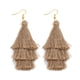 thumbnail image 4 of Sonducket 1 par de aretes bohemios con borlas, aretes colgantes para las orejas, aretes para bodas Type5 NO5, 4 of 6