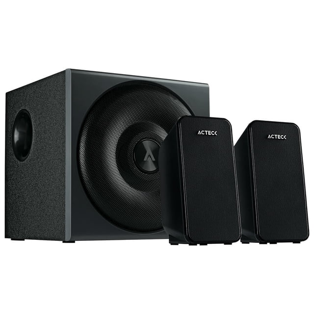 Bocinas 2.1 Acteck HOWL S2110 Bluetooth, RCA, USB. Color Negro. Acteck AC-922920