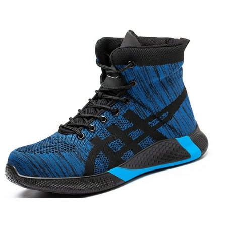 OwnShoe Steel Toe Work Boots for Men Women Lightweight Safety Shoes Nonslip Industrial Sneakers