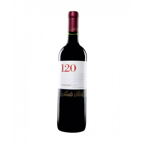 Caja de 6 Vino Tinto Santa Rita Viña 120 Carmenere 750 ml Santa Rita Viña 120 Carmenere
