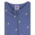 thumbnail image 5 of Gerber Baby Boy 2-Way Zipper Cotton Sleep 'N Play Footed Pajamas, 2-Pack, Sizes Newborn - 3/6 Months, 5 of 12