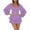Purple summer dress for women, variant on Usmixi Summer Dresses for Women Party Formal High Waist Ruffle Layer Hem Mini Dresses Long Sleeve V-Neck Solid Short 2023 Casual Dress Purple l Under $5