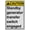 Warning Sign 5, variant on Industrial ANSI Horizontal Electrical Alternative Energy Warning Sign - 8"x12" Weatherproof, UV Resistant for Indoor/Outdoor Workplace (Solar generation utility AC disconnect)
