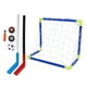 thumbnail image 1 of 2 en 1 equipo de portería de hockey sobre hielo para niños, deportes al aire libre, fútbol, con bomba de bolas, juguetes de entrenamiento para niños, 1 of 5