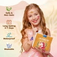 thumbnail image 2 of Set de tatuajes con purpurina Bledras, 36 colores, 178 plantillas para niños, 2 of 8