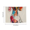 thumbnail image 6 of Kdxio Colorful Dachshund Art Wall Hanging Tapestries Banner For Bedroom College Dorm Home Living Room Party Decor 29X37 In, 6 of 8