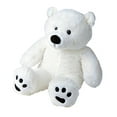 thumbnail image 2 of cuddly soft 16 inch stuffed white polar bear...we stuff 'em...you love 'em!, 2 of 2