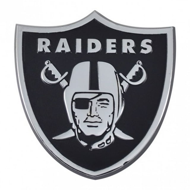 Oakland Raiders Emblème Auto en Métal 3D