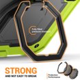 thumbnail image 6 of Case for iPad Pro 11 inch M4 2024/ M5 2025, 360 Rotating Stand Handle Pencil Holder Shoulder Strap Heavy Duty Shockproof Cover, Lime, 6 of 7
