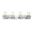 thumbnail image 3 of RADIANCE Goods Contemporary 4 Light Chrome Bath Vanity Fixture 30" Width, 3 of 10