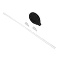 thumbnail image 2 of EeaseMX Cambiador de agua para acuario, pipeta alimentadora, limpiador de agua, herramienta de transferencia, herramientas de alimentación (negro con tubo de alimentación de coral de 30 cm de largo), 2 of 7